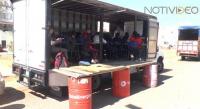Estudiantes de toman clases casas abandonadas y camiones a falta de escuelas en Morelia. 