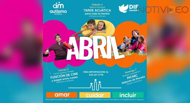DIF Morelia invita a las actividades “Creando Comunidad - Morelia incluyente”