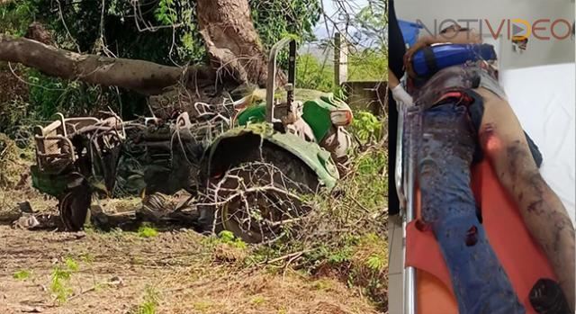 Campesino resulta gravemente herido tras pisar narco mina terrestre en Loma de Los Hoyos