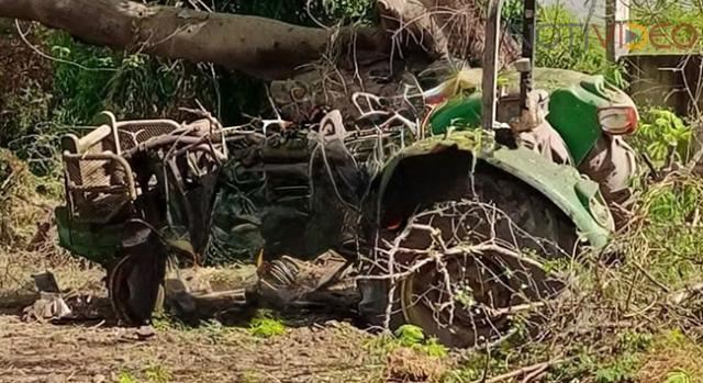 Grave el Jornalero a quién le Explotó una Mina Terrestre  en Apatzingán 