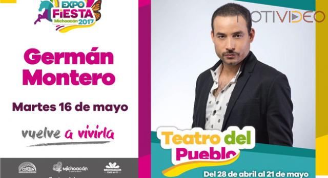 Germán Montero llega hoy la Expo Fiesta Michoacán