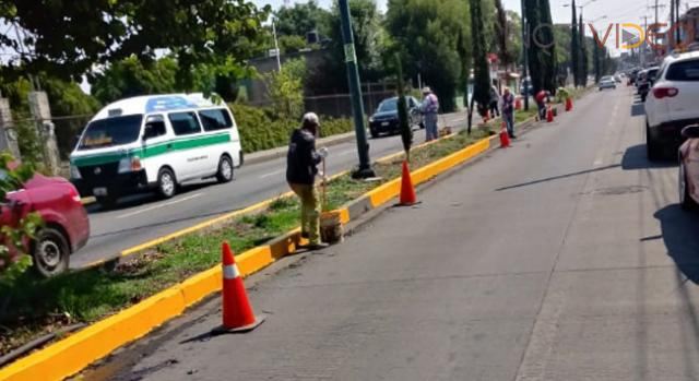 Por balizamiento, se solicita circular con precaución en Avenida Periodismo