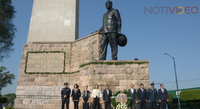 Conmemora Ayuntamiento de Morelia el CXXIII Aniversario del Natalicio del General Lázaro Cárdenas...