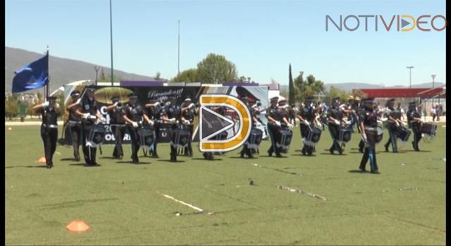Tras viajar desde Hermosillo, ganan concurso de bandas de guerra en Morelia