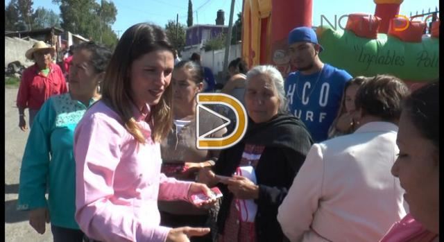 Daniela de Los Santos recorre la zona rural de Morelia