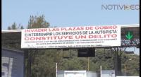 CNTE toma casetas en Michoacán