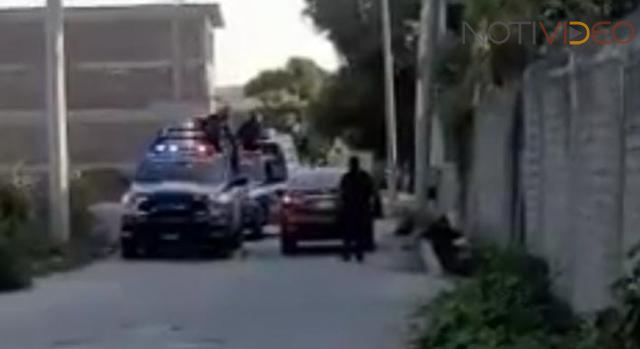 Policía Michoacán se enfrenta contra célula delictiva