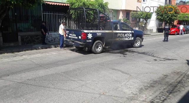 Se incendia una patrulla de la SSP