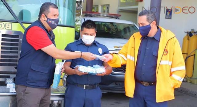 A bomberos de Morelia, más protección contra COVID-19: Sedesoh