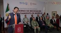 Convenio de seguridad respeta la autonomía de la policía Morelia. 