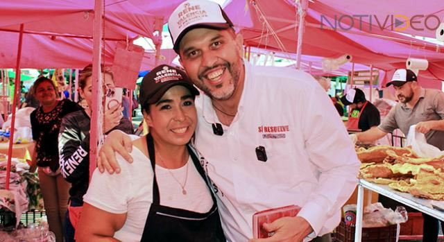René Valencia constató una vez más el apoyo y aceptación que tiene su proyecto entre los morelianos
