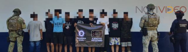 Cae célula del CJNG con integrantes venezolanos en Apatzingán