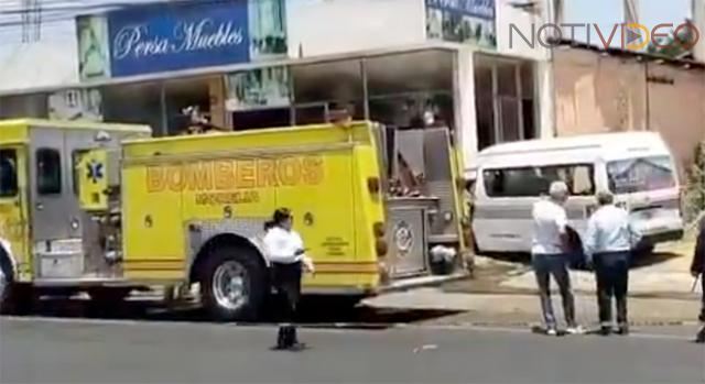 Fallece operador de la Ruta Gris al chocar en su unidad contra un inmueble en Morelia 