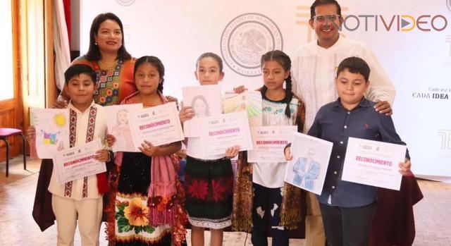 Premian a niñas y niños que participaron en el “Primer concurso de dibujo parlamentario 2025”