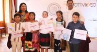 Premian a niñas y niños que participaron en el “Primer concurso de dibujo parlamentario 2025”