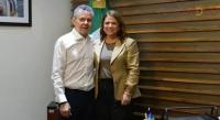 Se reúne Fabiola Alanís con Subsecretario de Gobernación para fortalecer cooperación con el Congreso