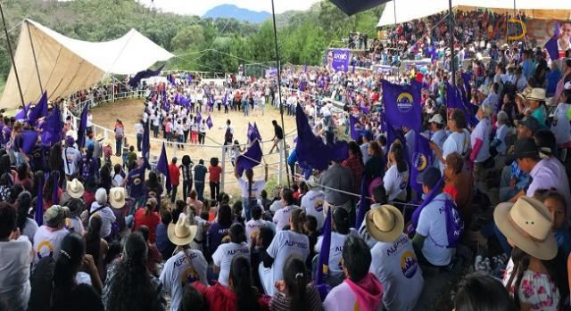 Espectacular cierre de campaña en zona rural, augura triunfo de Alfonso Martínez para Morelia 