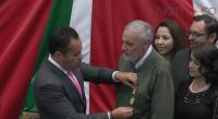 Sacerdote de Nahuatzen recibe la presea Melchor Ocampo
