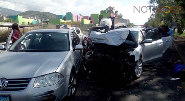 Carambola deja varias personas lesionadas en el periférico norte