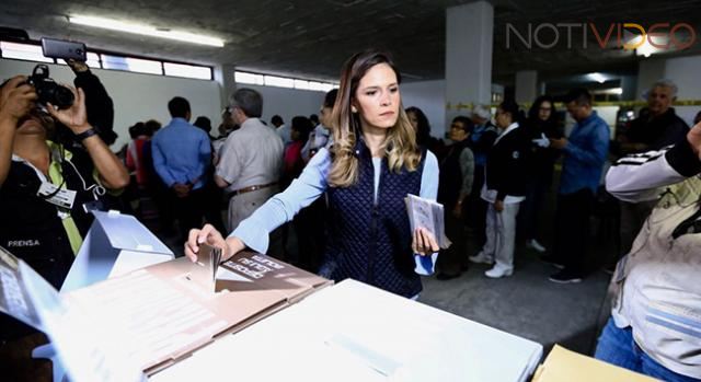 Respetará resultados de la elección aseguró Daniela de los Santos
