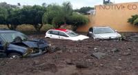 Tromba deja daños cuantiosos en colonias de Morelia