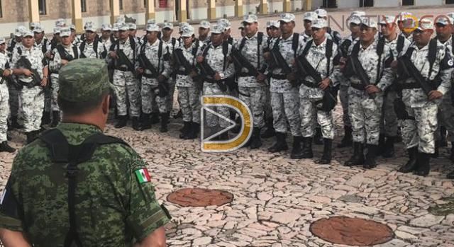 Reciben a guardias nacionales en la 21 Zona Militar 
