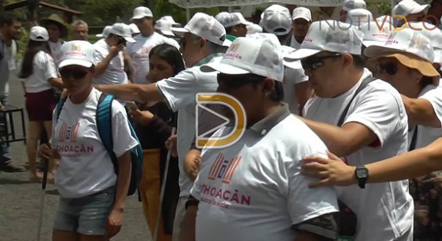 Invidentes hacen turismo inclusivo en Morelia