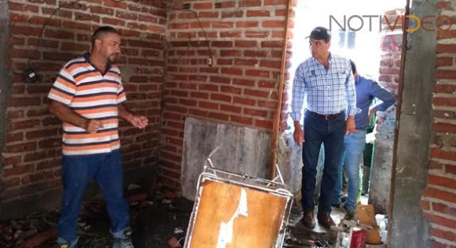 En Jiquilpan mayor afectación por lluvias del fin de semana