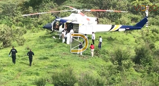 Funcionarios y pilotos no tienen lesiones ajenas al desplome del helicóptero: Fiscal