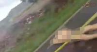 Investigan la ejecución de un hombre que fue abandonado en la carretera Morelia - Mil Cumbres 