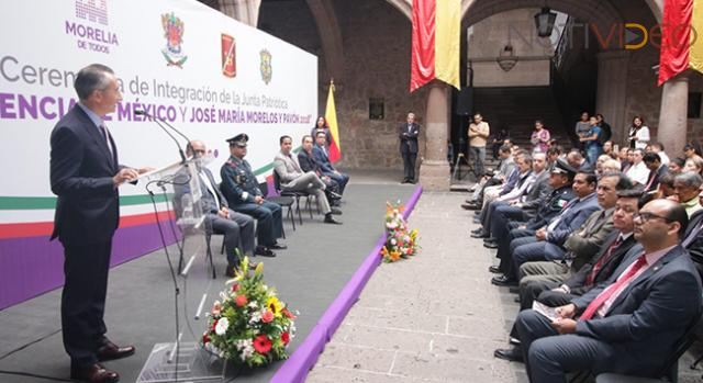 Ayuntamiento de Morelia integra “Junta Patriótica Independencia de México y José María Morelos...