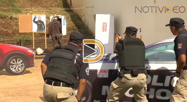 Policía de Michoacán será capacitada con manual propio