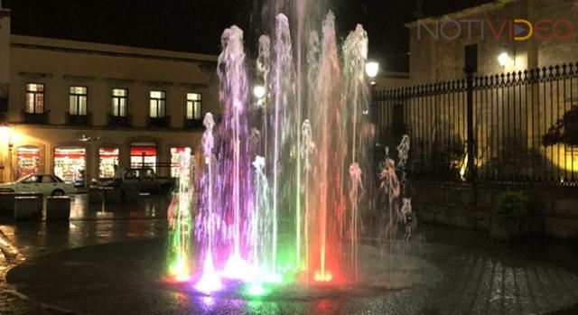 Ayuntamiento afina detalles para operación de las Fuentes Danzantes de la Plaza Melchor Ocampo