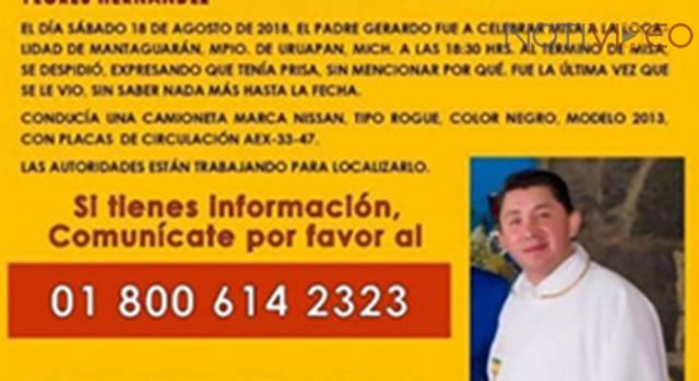 Arquidiócesis da por muerto a sacerdote desaparecido y Procuraduría lo niega