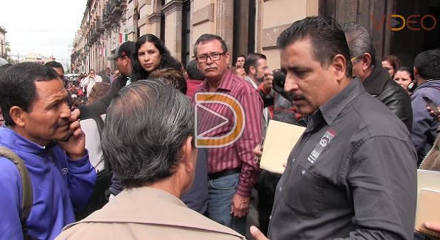 CNTE protesta contra reforma a la ley de pensiones y jubilaciones en Michoacán