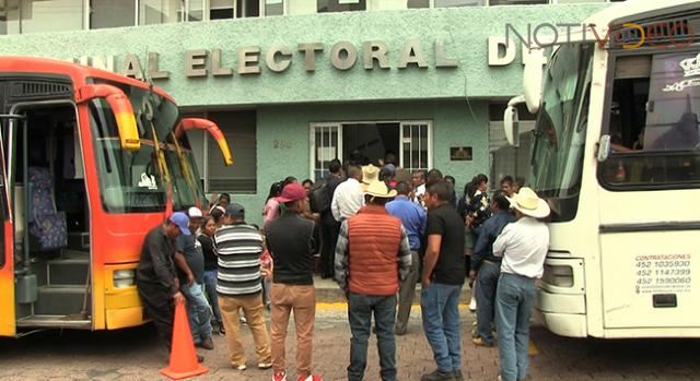 Comuneros de Sevina exigen resolución del TEEM para desconocer a Concejo Ciudadano