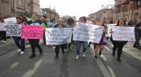 Periodistas marcha en apoyo a Mitzi Torres