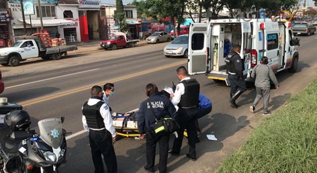 Motociclista es atropellado en la salida a Quiroga