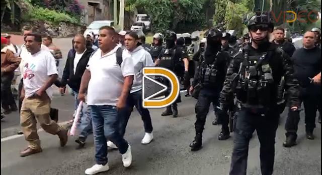 Transportistas de  Zitácuaro se manifestaron por multas excesivas