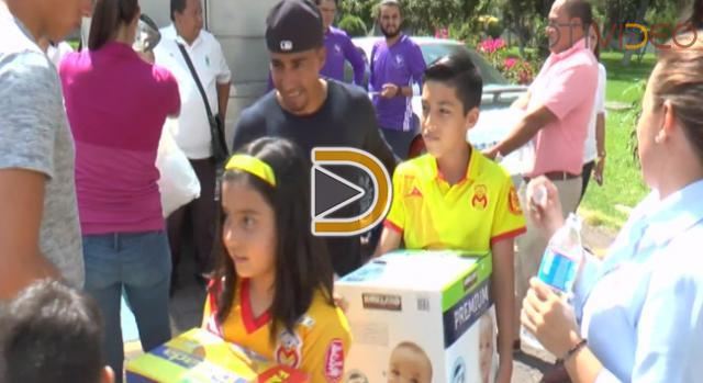 Jugadores de Monarcas solidarios con víctimas del sismo