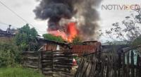 Se incendian varias casas en un asentamiento irregular al sur de Morelia 