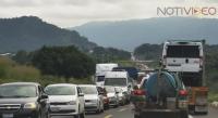 Paralizada la vialidad en la Autopista Siglo XXI por obras
