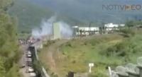 Habitantes de Coalcomán se enfrenta con soldados al pedir su intervención contra grupos criminales 