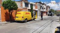 Una banda  intenta robar camioneta de mensajería