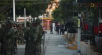 Ejército resguarda presidencia de Buenavista tras destrozos