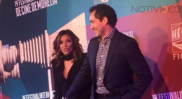 Eva Longoria visita el Festival Internacional de Cine de Morelia