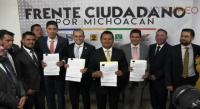 Registran frente ciudadano por Michoacán ante el IEM