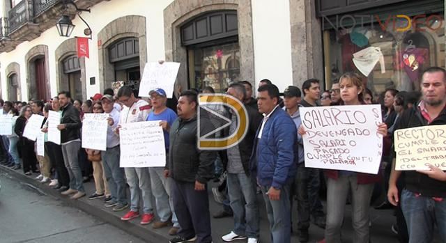 Integrantes del SUEUM exigen pago de quincena que asciende a más de 100 MDP