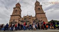 Marchan en recuerdo del 2 de octubre en Morelia