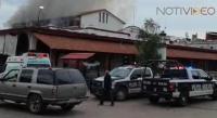 Se incendia el mercado municipal de Jiquilpan